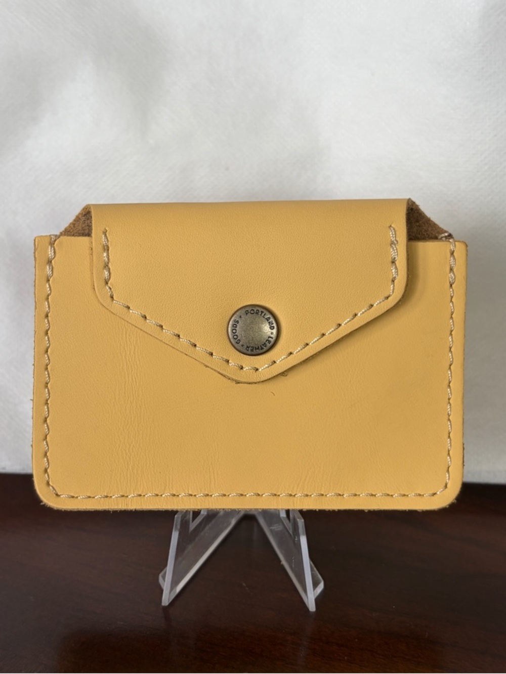Love Bug Plus Wallet Vanilla Portland Leather Goods  Full-Grain Leather NWOT